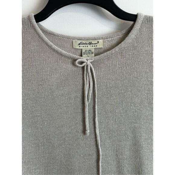 Eddie Bauer cream/taupe sweater Size L - Picture 5 of 8